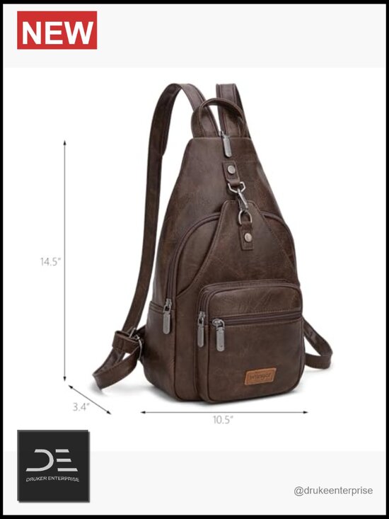 Convertible Vintage Backpack Purse with Adjustable Sling Strap main image 6